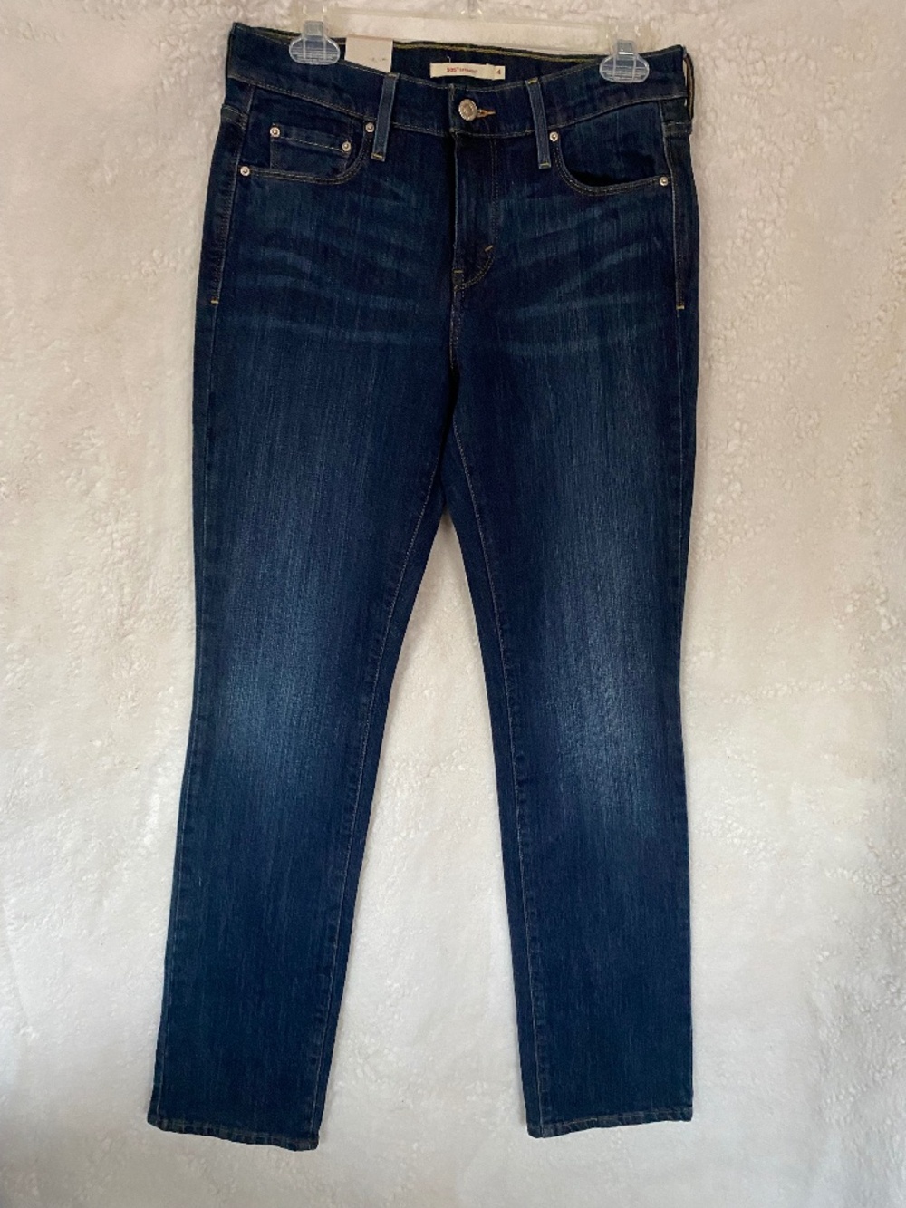 Levi's 505 Straight Leg Jeans, Dark Blue - Size 4 (NWT)